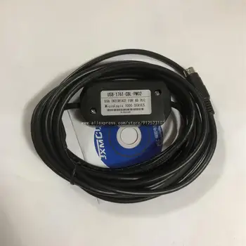 1 шт. кабель для программирования ПЛК/кабель для загрузки данных USB-1761-CBL-PM02 для ПЛК серии A-B MicroLonix 1000/1200/1500/USB-232
