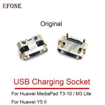 10 шт. для Huawei Y5 II MediaPad T3-10/M3 Lite USB-порт для зарядки Док-станция Разъем зарядного устройства