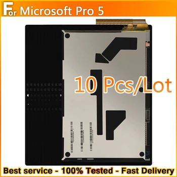 10 шт./Для Microsoft SurfacePro 5 1796 LP123WQ1 ЖК-дисплей С Сенсорным Экраном Дигитайзер В Сборе для Замены ЖК-дисплея Pro5