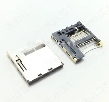 10 шт. Разъемы памяти держателя карты памяти TF Micro SD самонаводящегося типа, высококачественная внешняя пайка