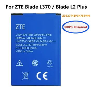 100% Новый Оригинальный Аккумулятор Мобильного Телефона Li3820T43P3H785440 2000mAh Для ZTE Blade L370/Blade L2Plus L2 Plus Замена Batteria