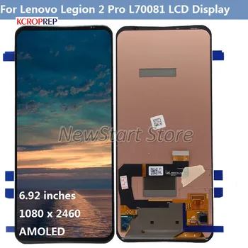 100% Оригинальный AMOLED для Lenovo Legion 2 Pro ЖК-дисплей Сенсорный экран Дигитайзер в сборе Сенсор для lenovo L70081 ЖК-дисплей