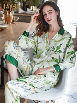 19 мм 100% шелковая пижама тутового цвета, женская шелковая домашняя одежда, одежда для сна, шелковая пижама, костюм-двойка