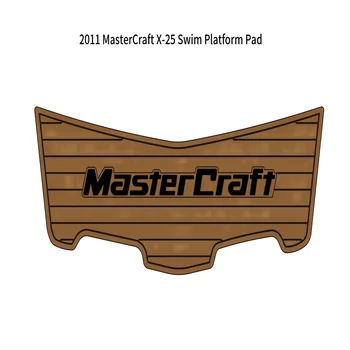 2011 MasterCraft X-25 Платформа Для плавания Pad Boat EVA Foam Палубный Коврик Из Искусственного Тика С Подкладкой из Самоклеящегося материала SeaDek Gaterstep Style