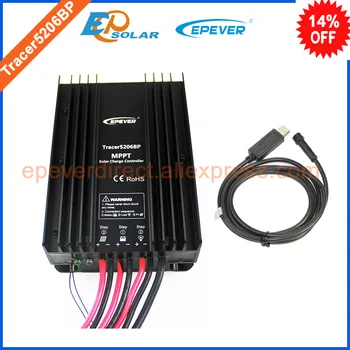 20A 20amp солнечный контроллер заряда батареи MPPT EPEVER Tracer5206BP + USB кабель связи для ПК 12v 24v автоматическая работа