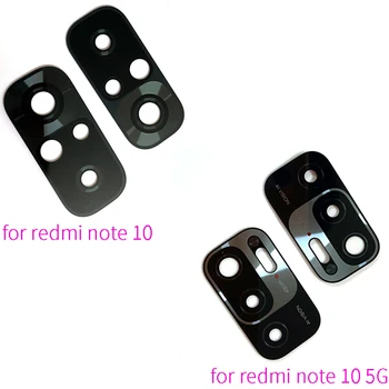 20ШТ 50ШТ для Xiaomi Redmi Note 10 5G Стеклянная крышка объектива камеры заднего вида с клейкой наклейкой