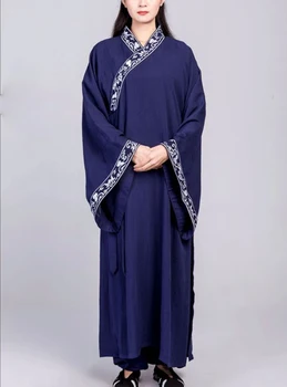 3 вида цветов унисекс синий/черный высококачественное белье удан тай-чи кунг-фу костюмы для боевых искусств одежда униформа даосский халат ушу платье