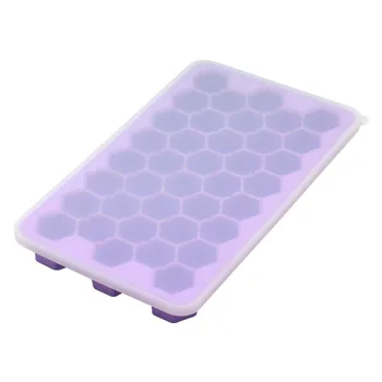 38-сетчатая силиконовая ледяная сетка силиконовая сотовая ледяная сетка с крышкой сотовая ледяная сетка коробка для льда ice grid