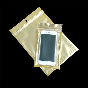 8 * 13 СМ 2500 шт. Металлические майларовые сумки на молнии с плоским дном из золотой алюминиевой фольги, маленькие пластиковые пакеты с застежкой-молнией, золотые сумки для ювелирных изделий