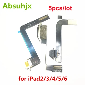 Absuhjx Гибкий кабель для зарядки 5шт для iPad 2 3 4 5 6 Порт воздушного зарядного устройства USB док-станция, соединитель, лента для синхронизации, Запасные части