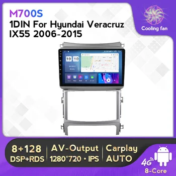 Android 11 1din автомобильный DVD-плеер GPS для Hyundai Veracruz IX55 2006-2015 Радио мультимедийный плеер 8 core 4g wifi bt carplay