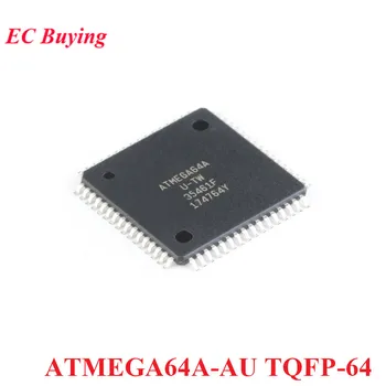 ATMEGA64A-AU ATMEGA64-AU TQFP-64 ATMEGA64 ATMEGA64A MEGA64A-AU 8-Битный микроконтроллер 64K Флэш-памяти Новая Оригинальная Микросхема