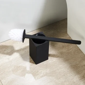AUSWIND Европейский Классический Черный промасленный бронзовый Держатель туалетной щетки с круглым основанием из нержавеющей стали 304, настенное крепление для ванной комнаты, товары для ванной комнаты