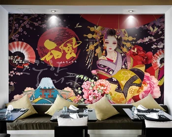 beibehang Индивидуальные современные модные обои papel de parede кулинария, красота, японская кухня, фон для инструментов