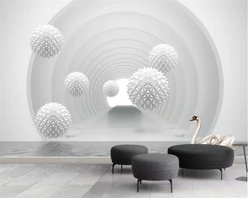 beibehang Пользовательские обои 3D фотообои роскошные современные минималистичные креативные 3D шаровые космические фоновые обои papel de parede
