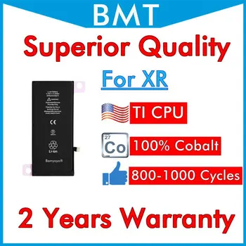 BMT 5шт Аккумулятор высшего качества для телефона XR 2942mAh 100% Кобальтовый элемент + технология ILC ----- (Не покажет 100% исправности)