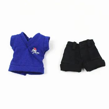 DBS Blyth icy 1/6 30 см bjd синий топ черные шорты подарочная игрушка для девочек и мальчиков