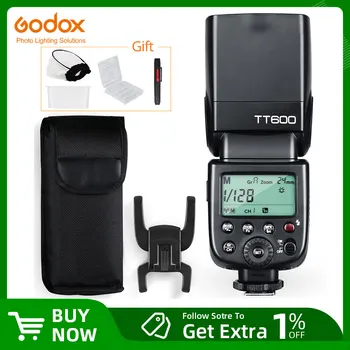 Godox TT600 2.4G Беспроводная вспышка для камеры GN60 Master/Slave Speedlite для Canon Nikon Sony Pentax Olympus Fuji Lumix