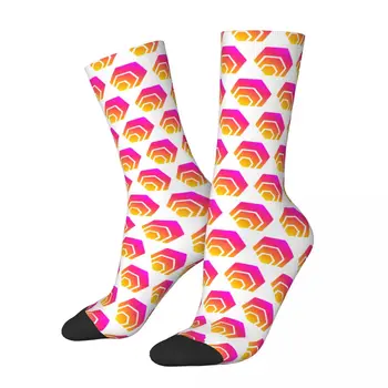 HEX Crypto 
Чулок Dogecoin Винтажный, лучшая покупка, контрастные цвета, крутые эластичные носки
