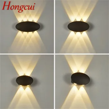 Hongcui LED Настенный светильник Современный наружный светильник Креативное бра Водонепроницаемое Приспособление для домашнего коридора