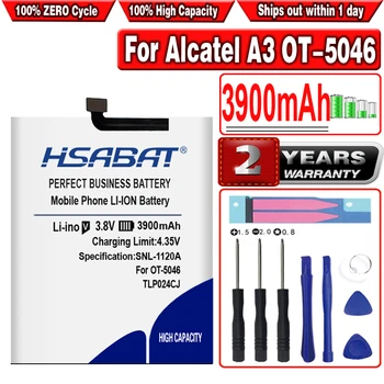 HSABAT 3900 мАч TLP024C1 TLP024CJ TLP024CC Батарея для Alcatel A3 OT-5046/Shine Lite OT-5080 5080X OT-5046D OT-5046Y 5046D 5046Y