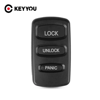 KEYYOU 3 Кнопки дистанционного управления Чехол для ключей Mitsubishi Lancer Outlander Pajero V73 Galant Fob Чехол для ключей