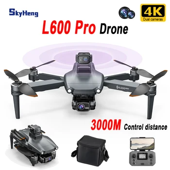 L600 PRO GPS Drone 4K HD Профессиональная двойная камера FPV, стабилизация антенны, Бесщеточный двигатель, Складной вертолет L600 RCQuadcopter