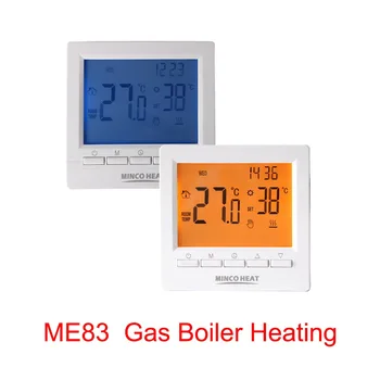 ME83 Для газового котла Регулятор температуры нагрева Программируемый термостат для подогрева пола ЖК-дисплей термостат котла без батареи
