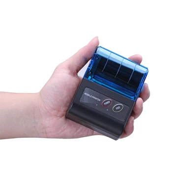 MPT-II 58 мм портативный термопринтер чеков Bluetooth Мини беспроводной термопринтер Bluetooth принтеры этикеток для печати чеков