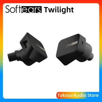 Softears Twilight 10 мм Динамический драйвер Наушники-вкладыши IEM Гарнитура Наушники Hi-Fi со съемным кабелем 0,78 мм Гарнитура