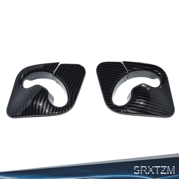 SRXZTM 2 Шт Углеродное Волокно ABS Автомобильный Ремень Безопасности Декоративная Накладка Для BMW X5 X6 F15 F16 2014-2018 Повышенная Прочность И Долговечность