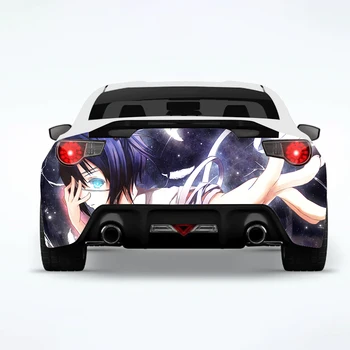 Takanashi Rikka Автомобильные наклейки на заднюю панель автомобиля, креативная наклейка на автомобиль, изменение внешнего вида кузова автомобиля, Декоративные наклейки