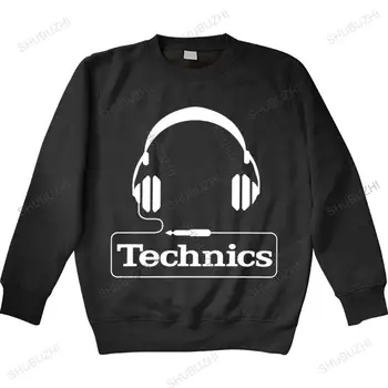 Technics толстовка Dj 1200 Проигрыватель Music House Techno Electronic Хлопок С круглым вырезом Размеры S-3XL Мужская хип-хоп камизета Топ Высокого качества