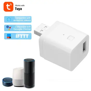Tuya Micro Smart USB адаптер Переключатель 5V Wifi USB адаптер питания Умный дом Переключатель приложение Голосовое управление для Alexa Google Home