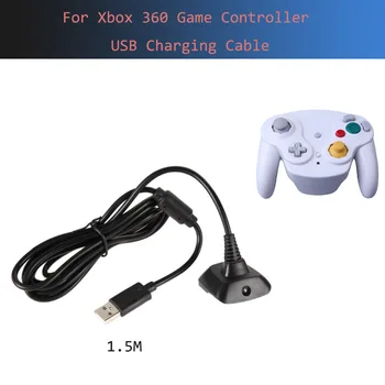 USB-кабель для зарядки геймпада Xbox 360, беспроводной пульт дистанционного управления, 1,5 м Кабель для зарядного устройства, игровой аксессуар