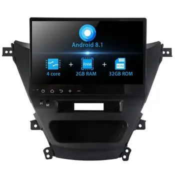 Автомобильная навигация 2 Din для Hyundai Elantra 2012 В приборной панели Android Авто стерео DVD-плеер Android GPS Навигация Зеркальная ссылка Wifi BT