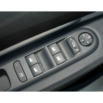 Автомобильный выключатель стеклоподъемника из 4 частей, кнопка переключения стеклоподъемника для Peugeot 3008 5008 2009 - 2016 A