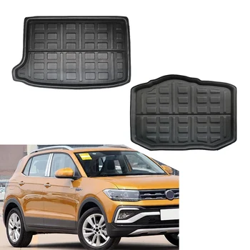 Автомобильный задний багажник, грузовой коврик, лоток, подкладка для багажника, напольный ковер, защитная накладка для Volkswagen T-Cross 2018 2019 2020