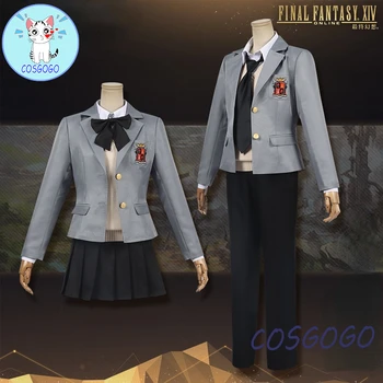 аниме косплей Final Fantasy FF14 Ishgard unifrom costume Костюмы для косплея женщины мужчины JK школьная форма костюм игра повседневная одежда