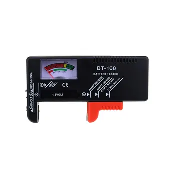 Батареи MUXI BT-168 AA/AAA/C/D/9V/1.5V Универсальная Кнопочная Батарея С Цветовой Кодировкой Измерителя Напряжения Тестер Проверки Мощности