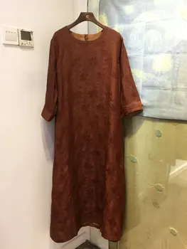Весеннее женское модное платье Макси с длинным рукавом и круглым вырезом, Элегантное Шикарное женское платье 2023 года