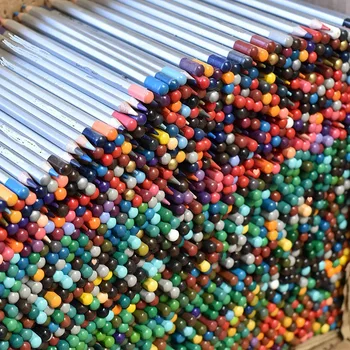 Внешнеторговый хвост Одноцветный карандаш Для оформления дефектных товаров Ручная роспись Профессиональная покраска масляным водорастворимым цветом Lea