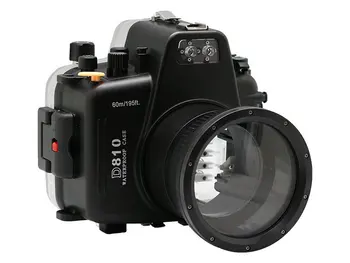 водонепроницаемый корпус подводной камеры 60 м 195 футов, снаряжение для дайвинга Nikon D810
