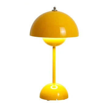 Выключатель, сенсорная розетка, настольные лампы, светодиодная креативная лампа-гриб, Прикроватная лампа Makaron, барная настольная лампа для спальни, декор ресторана