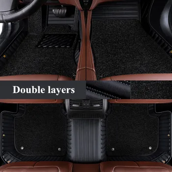 Высокое качество! Изготовленные на заказ специальные автомобильные коврики для Mercedes Benz C 43 AMG W205 2021-2014 прочные двухслойные ковры для C43 2019