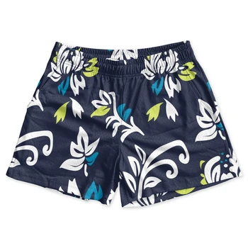 Гавайские Новые модные женские Приморские пляжные брюки с принтом тропических растений, повседневные шорты с дышащей сеткой для отдыха на ветру