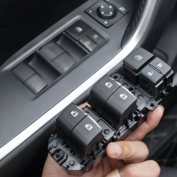 Главный Выключатель Стеклоподъемника Автомобиля LED Power Single Window Main Switch Главный Выключатель Окна Toyota RAV4 2019-2022 Подсветка Левого Заднего Хода