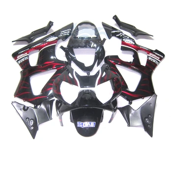 Горячая распродажа Комплекты инжекционных мотоциклетных обтекателей для Honda CBR900RR CBR929RR 2000 2001 красный черный комплект обтекателей CBR 929 RR 00 01 RM41