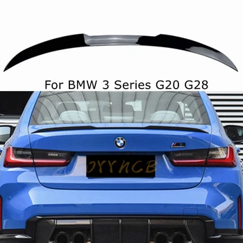 Для BMW 3 Серии G20 G28 & M3 G80 M3/M4/PSM/AC/MP Стиль ABS материал ярко-черный Задний Спойлер Багажник крыло 2018-2023