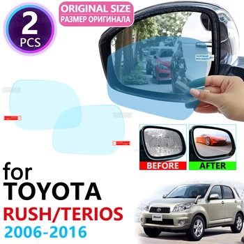 для Daihatsu Terios Taruna Toyota Rush Bego 2006 ~ 2016 Полное Покрытие Зеркала Заднего Вида Противотуманная Непромокаемая Пленка Аксессуары